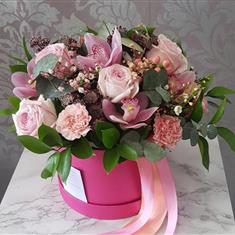 Grace Hatbox Arrangement