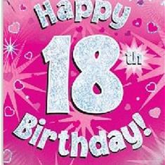 Happy birthday 18
