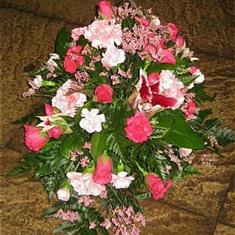 Casket Spray Pink