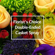 Florist Choice Double Ended Casket Spray