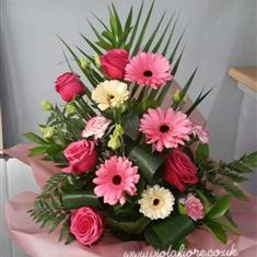 bouquet Gerbera and rose 