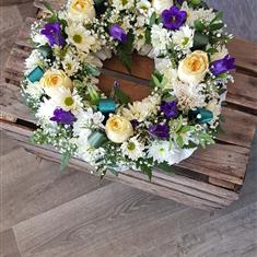 Florist choice wreath