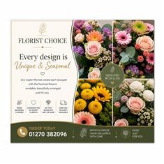 Florist choice best value seasonal flower box