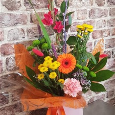 Calypso - bright floral arrangement 