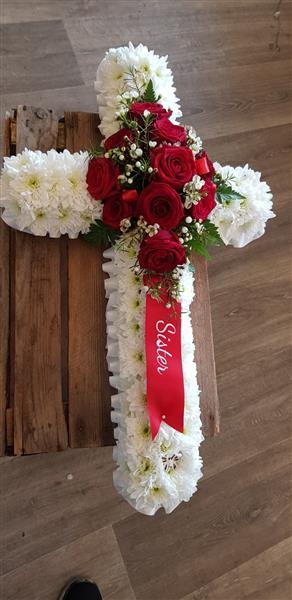 Cross   Red and White