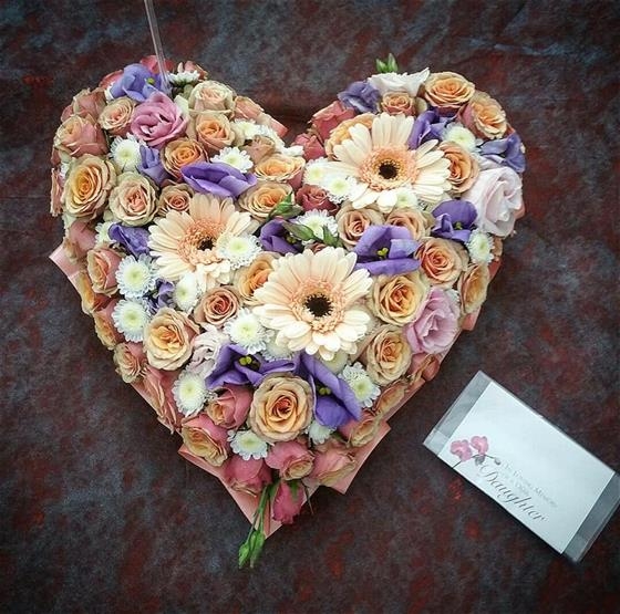 Heart Peach & Lilac