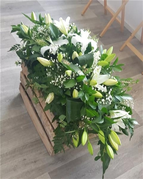 Casket Spray Lily