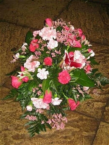 Casket Spray Pink