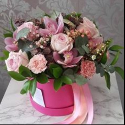 Grace Orchid Hatbox