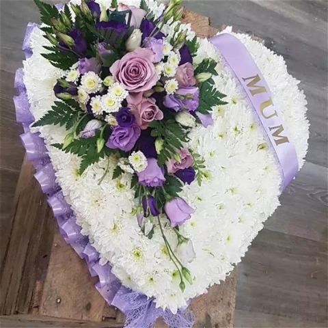 Heart Lilac Purple